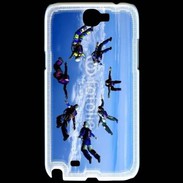 Coque Samsung Galaxy Note 2 Chute libre parachutisme
