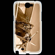 Coque Samsung Galaxy Note 2 Femme pilote d'avion