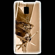 Coque LG P990 Femme pilote d'avion