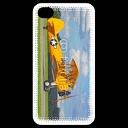 Coque iPhone 4 / iPhone 4S Avio Biplan jaune