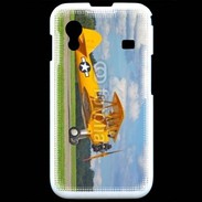 Coque Samsung ACE S5830 Avio Biplan jaune