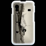 Coque Samsung ACE S5830 Avion T6 noir et blanc