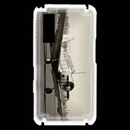Coque Samsung Player One Avion T6 noir et blanc