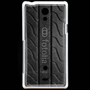 Coque Sony Xperia T Effet pneu de voiture