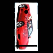 Coque Sony Xperia U Voiture de sport cabriolet italienne de luxe