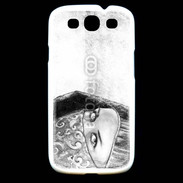 Coque Samsung Galaxy S3 Illustration de femme arabe