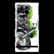 Coque Sony Xperia U Cartoon moto 2