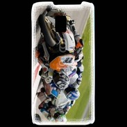 Coque LG P990 Course de moto Superbike