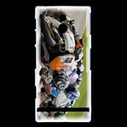 Coque Sony Xperia U Course de moto Superbike