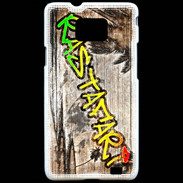 Coque Samsung Galaxy S2 Rastafari graffiti