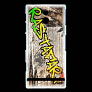 Coque Sony Xperia U Rastafari graffiti