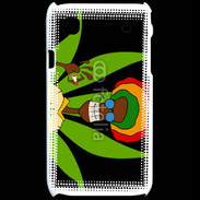 Coque Samsung Galaxy S Portrait abstrait de Rasta