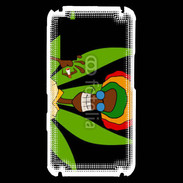 Coque Samsung Player One Portrait abstrait de Rasta