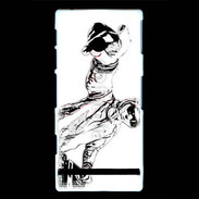 Coque Sony Xperia U DJ en dessin