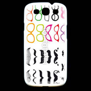Coque Samsung Galaxy S3 Lunette et moustache 5