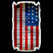 Coque Black Berry 8520 Drapeau USA Vintage