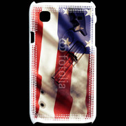 Coque Samsung Galaxy S Drapeau USA avec arme