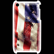 Coque iPhone 3G / 3GS Drapeau USA avec arme