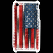 Coque iPhone 3G / 3GS USA Grunge drapeau