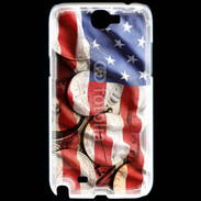 Coque Samsung Galaxy Note 2 Drapeau et monnaie américaine