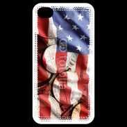 Coque iPhone 4 / iPhone 4S Drapeau et monnaie américaine