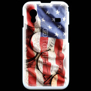 Coque Samsung ACE S5830 Drapeau et monnaie américaine