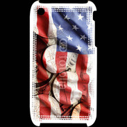 Coque iPhone 3G / 3GS Drapeau et monnaie américaine