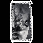 Coque iPhone 3G / 3GS Rhinocéros noir et blanc