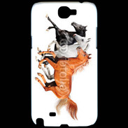 Coque Samsung Galaxy Note 2 Trio de chevaux