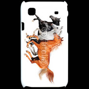 Coque Samsung Galaxy S Trio de chevaux
