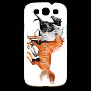 Coque Samsung Galaxy S3 Trio de chevaux