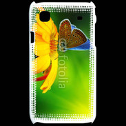 Coque Samsung Galaxy S Papillon posé sur une fleur