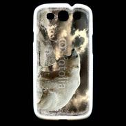 Coque Samsung Galaxy S3 Ours blanc en colère