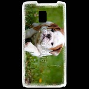 Coque LG P990 Chiot bulldog anglais 3