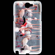 Coque Samsung Galaxy Note 2 flamand rose