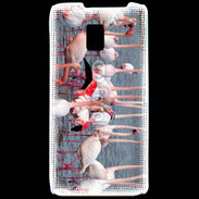 Coque LG P990 flamand rose