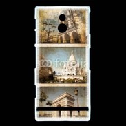 Coque Sony Xperia U Vintage Paris 6