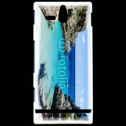 Coque SONY Xperia U Crique paradisiaque 