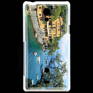 Coque Sony Xperia T Baie de Portofino en Italie