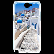 Coque Samsung Galaxy Note 2 Village sur l'Île de Santorini en Grêce