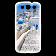 Coque Samsung Galaxy S3 Village sur l'Île de Santorini en Grêce
