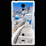 Coque Sony Xperia T Village sur l'Île de Santorini en Grêce