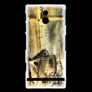 Coque Sony Xperia U Phare et bateau Vintage