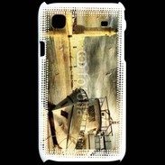 Coque Samsung Galaxy S Phare et bateau Vintage