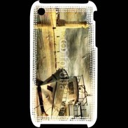 Coque iPhone 3G / 3GS Phare et bateau Vintage