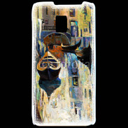 Coque LG P990 Peinture du canal de Venise en Italie
