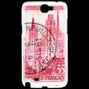 Coque Samsung Galaxy Note 2 Timbre 1957 Cathédrale de Rouen