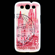 Coque Samsung Galaxy S3 Timbre 1957 Cathédrale de Rouen