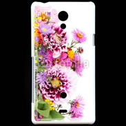 Coque Sony Xperia T Bouquet de fleurs 5
