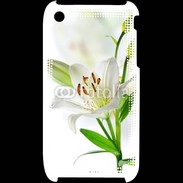 Coque iPhone 3G / 3GS Fleurs de Lys blanc